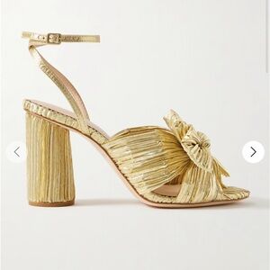 Loeffler Randall gold Heels